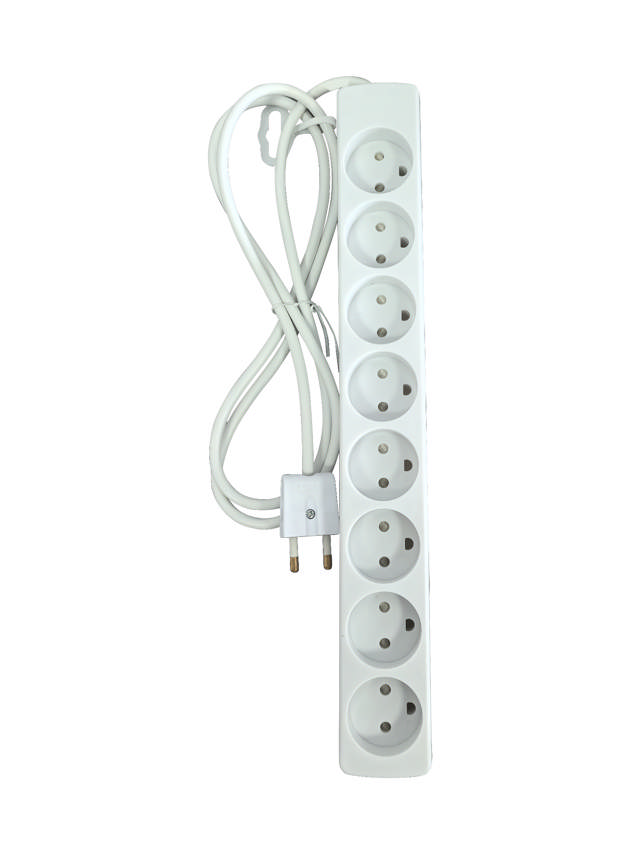 E-line Stikdåse 8-vejs uden jord 1.5 mtr.