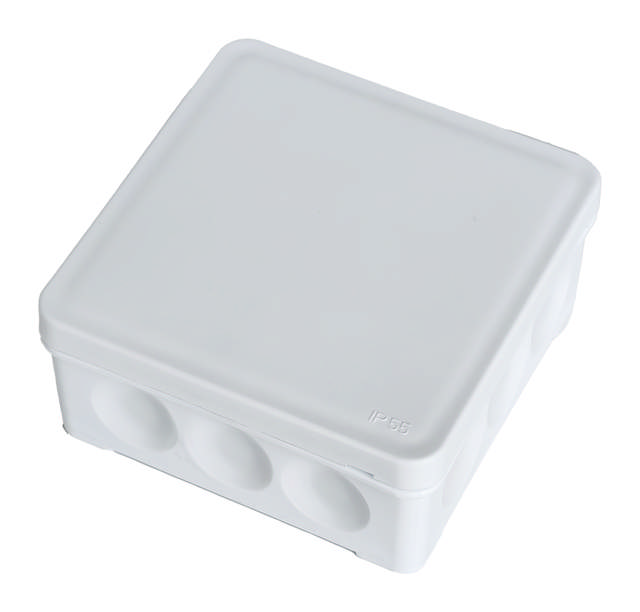 E-Line Membrandåse IP55 90x90x40mm hvid IP55